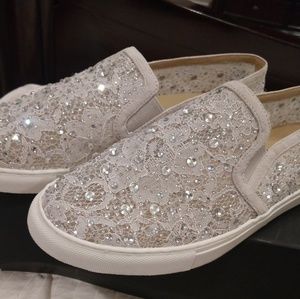 Antonio Melani rhinestone slip on